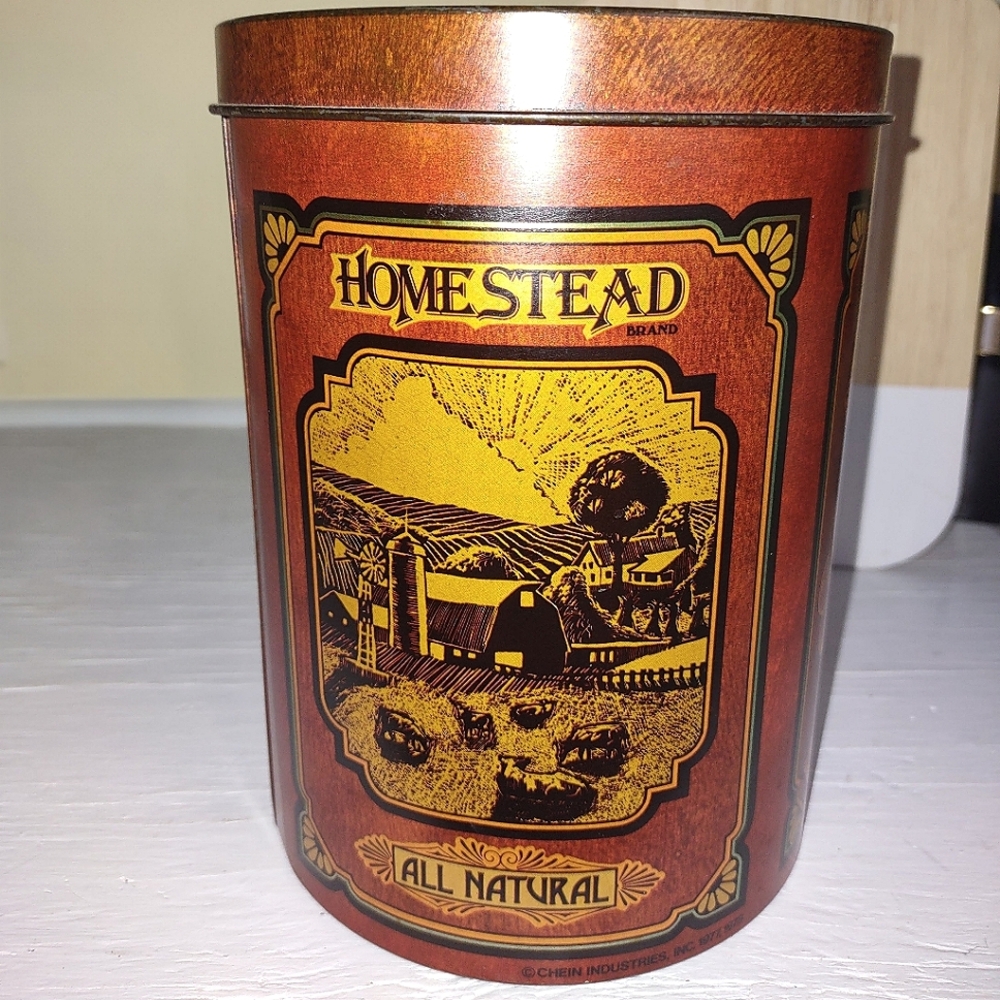 Homestead Tin Collection Cookie Canister Piece
